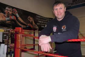 Amir Unsworth, proud that his academy is now affiliated to Boxing England. EMN-220104-172618001