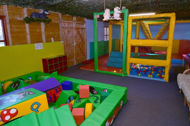 New for 2022 is an indoor soft play area.