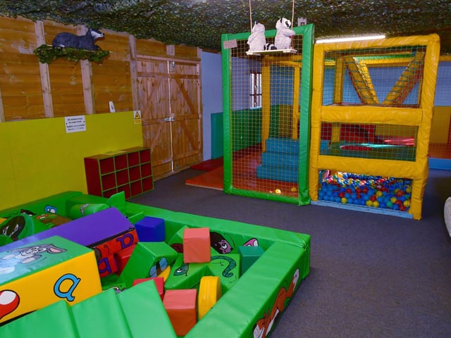 New for 2022 is an indoor soft play area.
