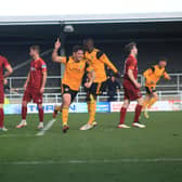 Boston United 1 Blyth Spartans 1. Photo: Oliver Atkin