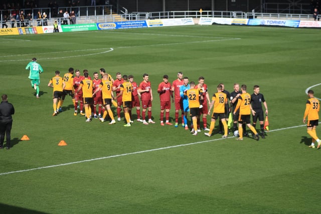 Boston United 1 Blyth Spartans 1. Photo: Oliver Atkin