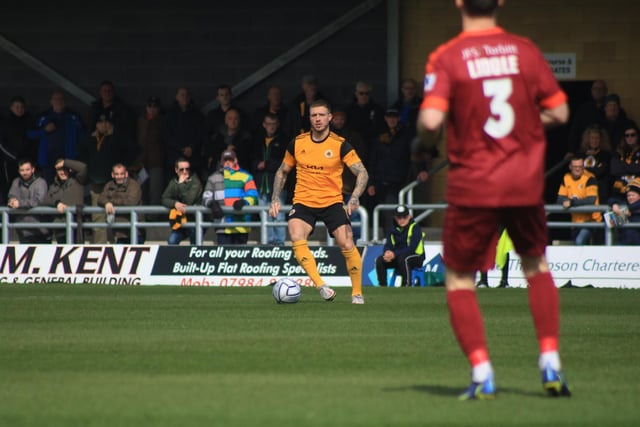 Boston United 1 Blyth Spartans 1. Photo: Oliver Atkin