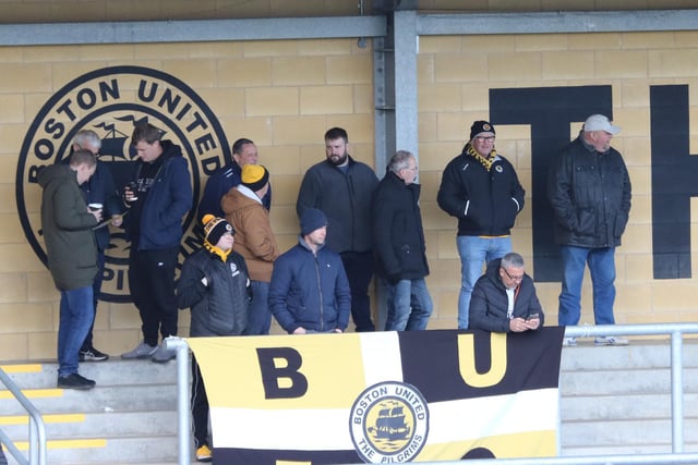 Boston United v Blyth Spartans.