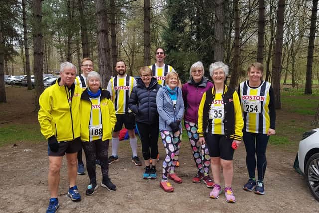 The Boston contingent in Bourne.