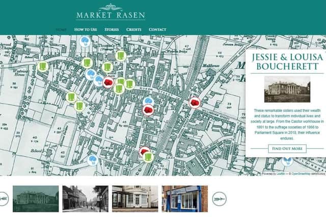 The Market Rasen Heritage Tour website