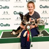 Sophie Atkinsoni and Maddie, from Billinghay, are going to the Junior dog agility world championships with the GB team (Pictured here when they won at Crufts two years ago. Photo: Flick.digital 2020.