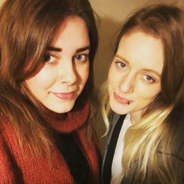 Jessica Wilson (left) with her sister Natalie, who died by suicide. EMN-220804-112818001