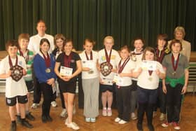 The winning teams from Great Steeping, Spilsby and Friskney.