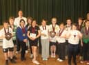 The winning teams from Great Steeping, Spilsby and Friskney.