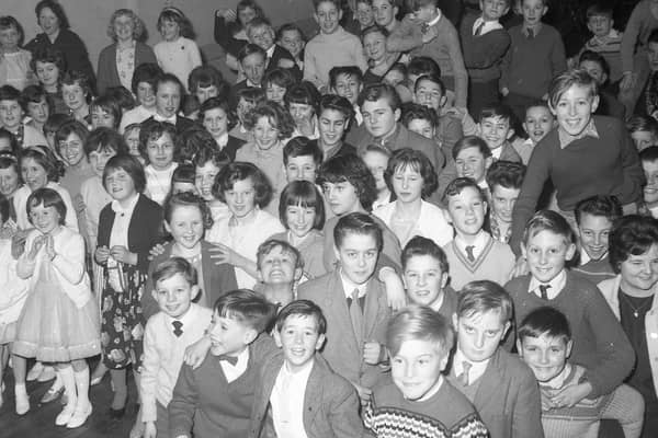 Celebrations at Boston Swimming Club's annual social 60 years ago.