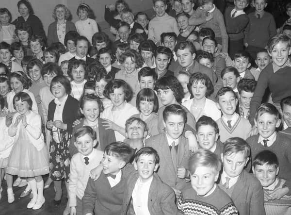 Celebrations at Boston Swimming Club's annual social 60 years ago.