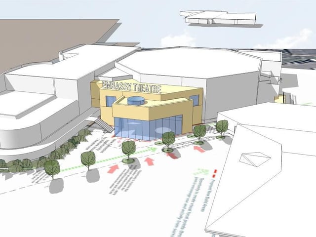 A redeveloped theatre on Skegness Foreshore.