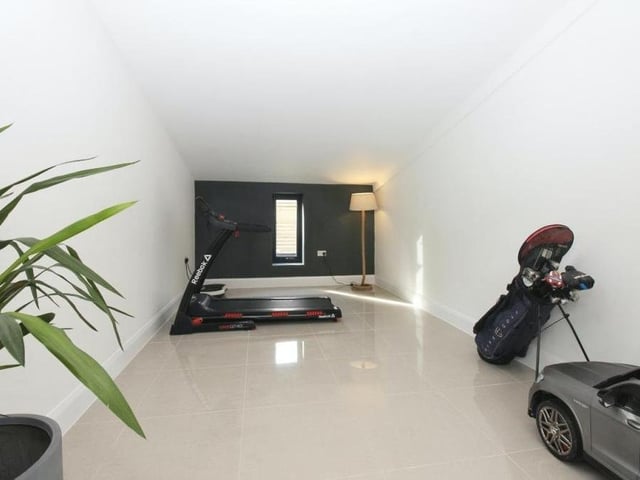 The gym that could become a fifth bedroom.