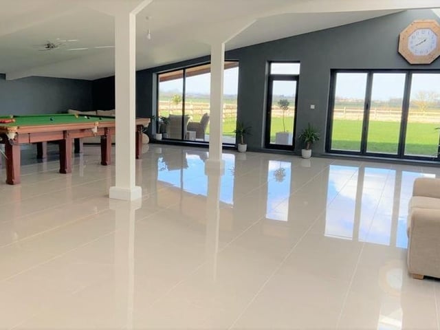 The family room/games area.