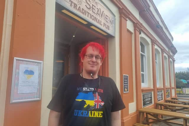 Ian Russell is organising fundraisers to help refugees from Ukraine, including a live gig at the Seaview pub in Skegness.