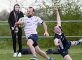 Boston RFC v Grimsby RFC. Photo: Wayne Lagden