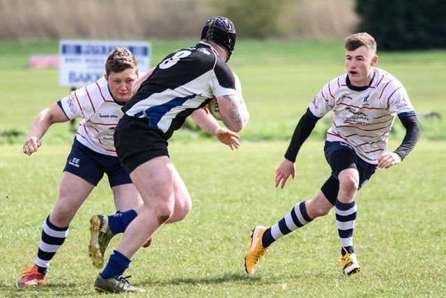 Boston RFC v Grimsby RFC. Photo: Wayne Lagden