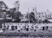 Maypole dancing at Aslackby.