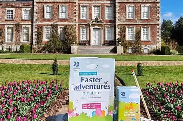 There is an Easter trail in the beautiful istoric grounds of Gunby Hall, which also features a cafe in the courtyard.