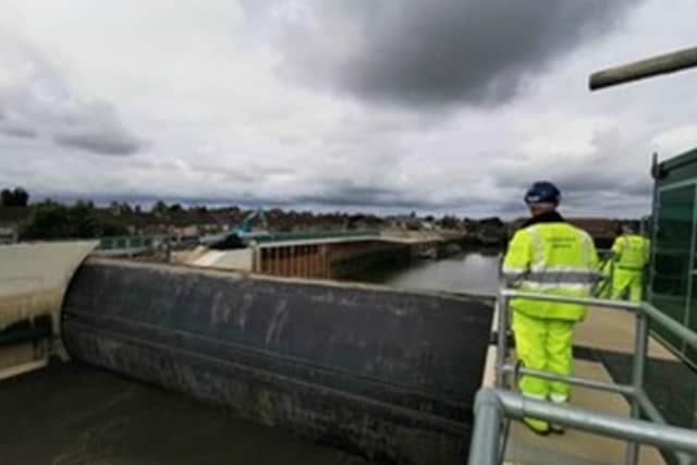 The Boston Barrier flood gate was completed in 2020.