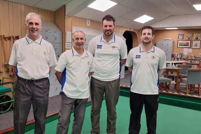 Keith Jackman, Paul Bark, Darren Trapmore and Lee Boucher will compete in the LIBA Men's Rink final.