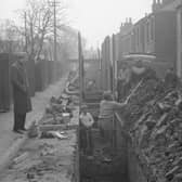 All's well that ends smells - the work taking place in Irby Street, in 1962, which residents hoped would help with flooding and bad smells.