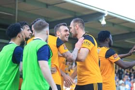 Shane Byrne and James Hanson were the matchwinners. Photo: Oliver Atkin