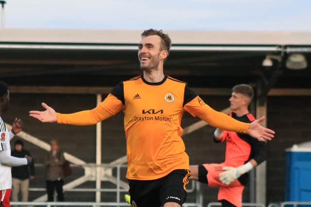 Shane Byrne netted the winner. Photo: Oliver Atkin