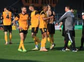 Paul Cox with his Pilgrims squad.