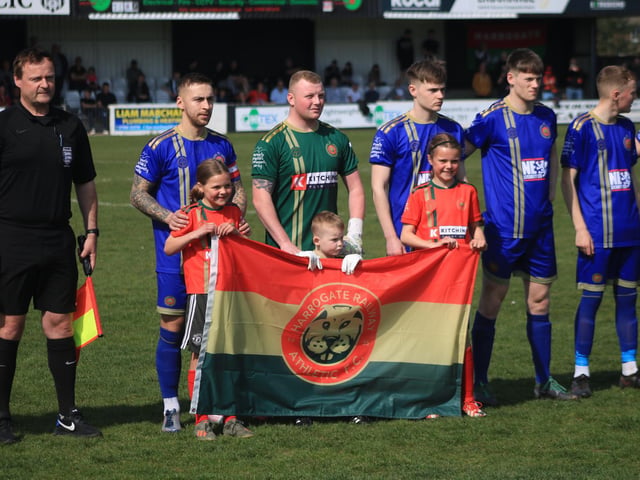 Brigg Town v Harrogate Railway Athletic. Photo: Oliver Atkin
