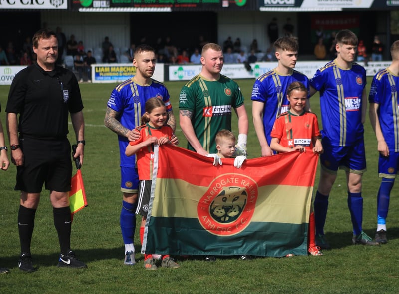 Brigg Town v Harrogate Railway Athletic. Photo: Oliver Atkin