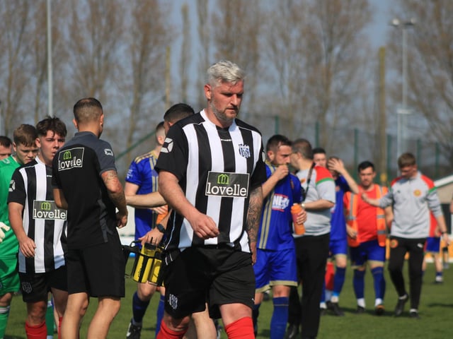 Brigg Town v Harrogate Railway Athletic. Photo: Oliver Atkin