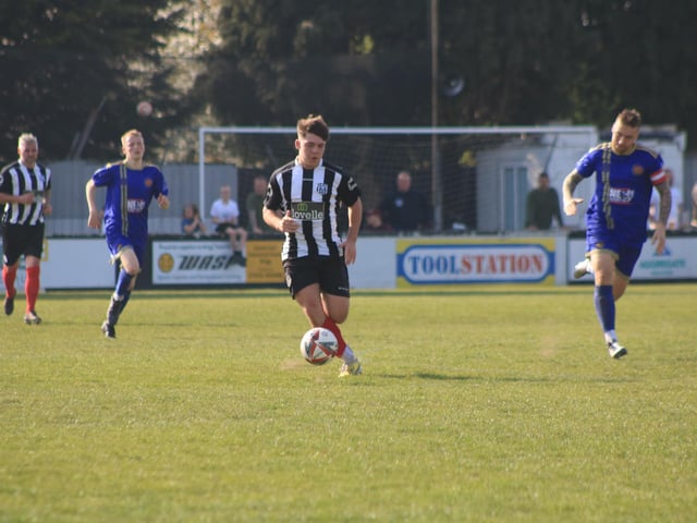 Brigg Town v Harrogate Railway Athletic. Photo: Oliver Atkin