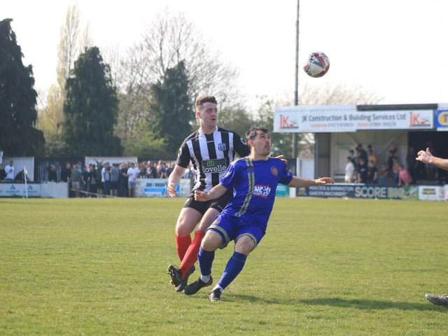 Brigg Town v Harrogate Railway Athletic. Photo: Oliver Atkin