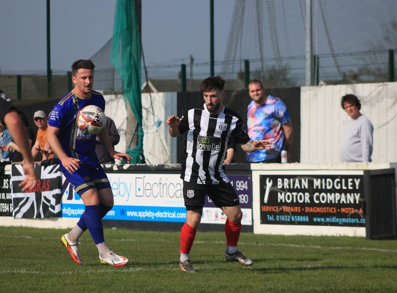 Fans turn out to watch Brigg Town v Harrogate Railway Athletic. Photo: Oliver Atkin