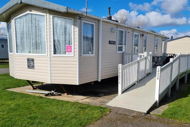 The Zackary's Shack caravan at Butlins.