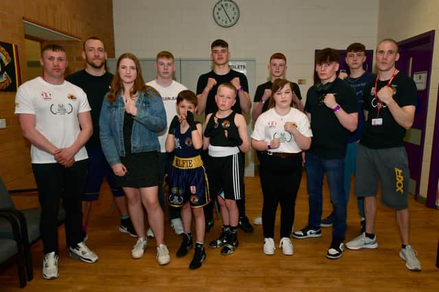 L-R Amir Unsworth, Andy Waters - coach, Becky Creedon, Cavan Lunn, Alfie Edwards, Theo Smith, Paddy Mack, Kayleigh Smart, Charlie Hodgson, Edward Mearn, Joel Aelberry, Craig Boumford - coach. EMN-220418-092847001
