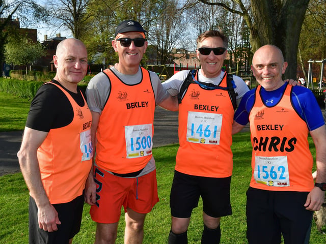 L-R Tony Warr, Gary Wright, Peter Basham, Chris Leighton from London Borough of Bexley EMN-220418-132854001