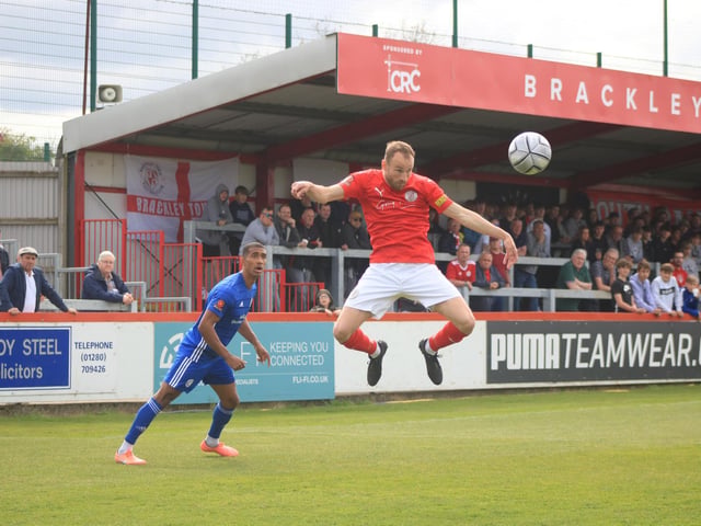 Brackley Town 0 Boston United 1. Photo: Oliver Atkin