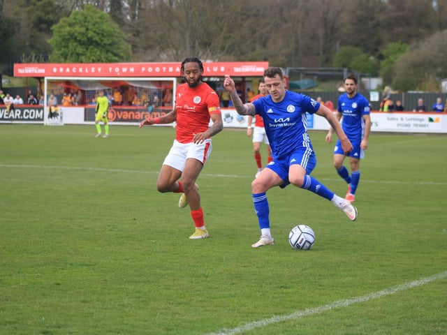 Brackley Town 0 Boston United 1. Photo: Oliver Atkin