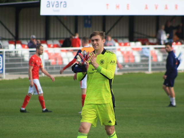 Brackley Town 0 Boston United 1. Photo: Oliver Atkin