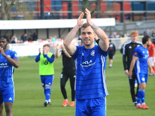 Brackley Town 0 Boston United 1. Photo: Oliver Atkin