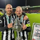 Pictured are Martin Pembleton and Wayne Graves with the Trophy.