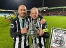 Pictured are Martin Pembleton and Wayne Graves with the Trophy.