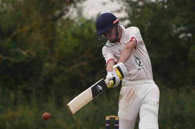 Fraser Pemberton in action for Horncastle.