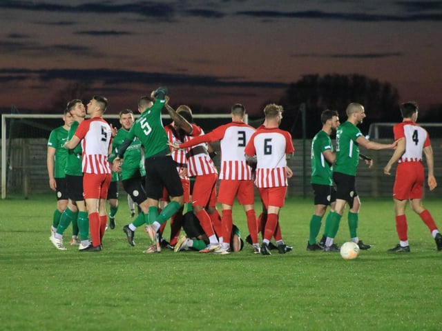 Sleaford Town 1 Anstey Nomads 0. Photo: Oliver Atkin