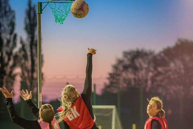 Boston Netball League action. Photo: David Dales