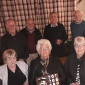 Pictured are the SPC Cosmos team of Rod Stephens, Tony Royce, captain Rob Singleton, Denis Patman, Geoff Dunmore, Ann Ford, Yvonne Walsham and Carole Bolton.