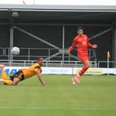 Boston United versus Gloucester City. Photo: Oliver Atkin