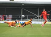 Boston United versus Gloucester City. Photo: Oliver Atkin